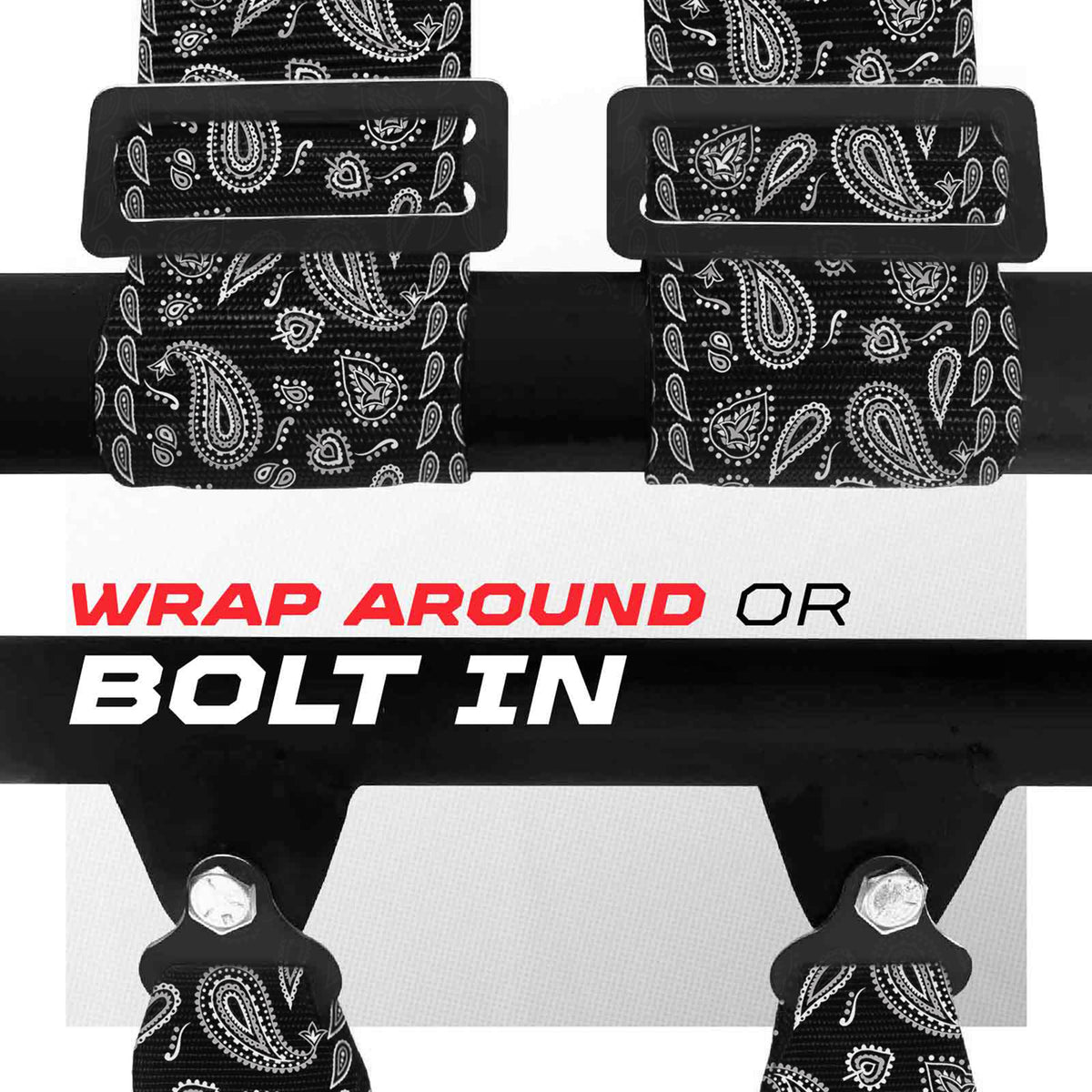 Black Bandana | 4 Point UTV Harness Elite Series Quick Lock