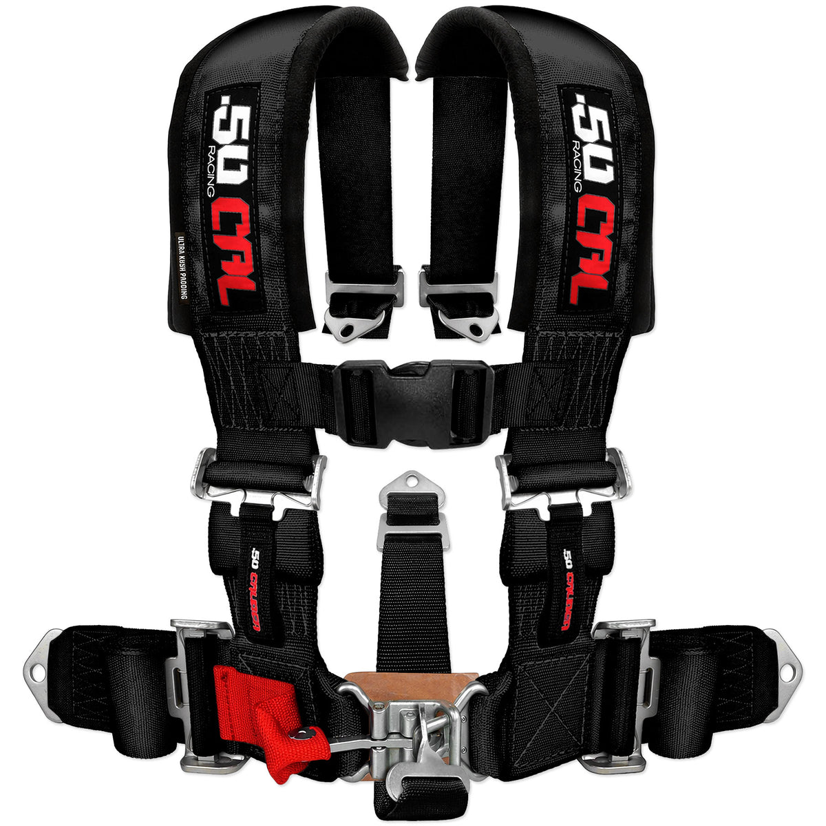 Stealth Black | Black | 5 Point UTV Harness Pro Series Race Latch