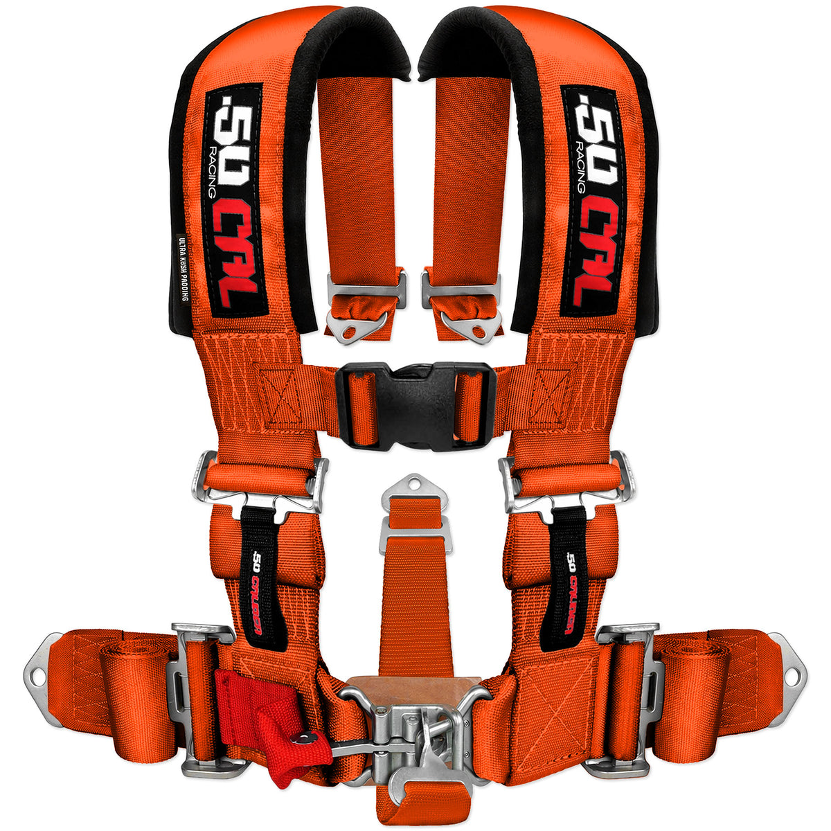 Blaze Orange | Orange | 5 Point UTV Harness Pro Series Race Latch