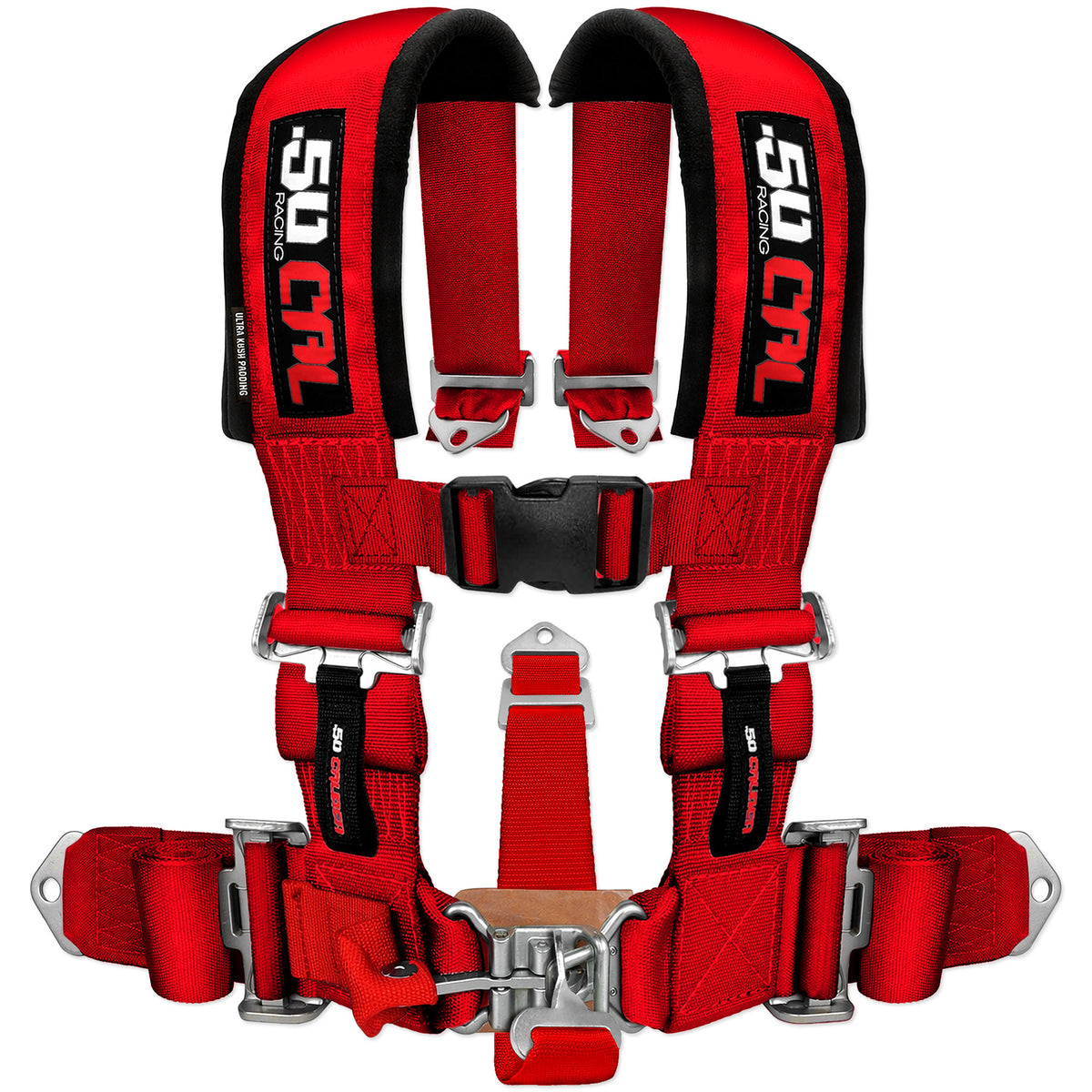 Rage Red | Red | 5 Point UTV Harness Pro Series Race Latch