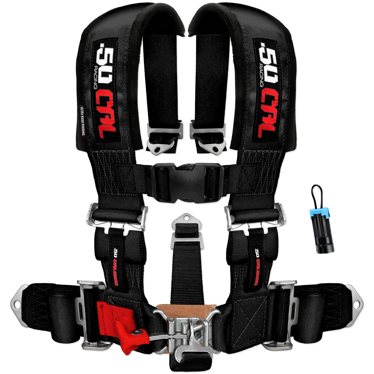 Stealth Black | Black | 5 Point UTV Harness Pro Series Race Latch
