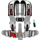 Ghost Gray | Silver | 5 Point UTV Harness Pro Series Race Latch