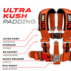Blaze Orange | Orange | 5 Point UTV Harness Pro Series Race Latch