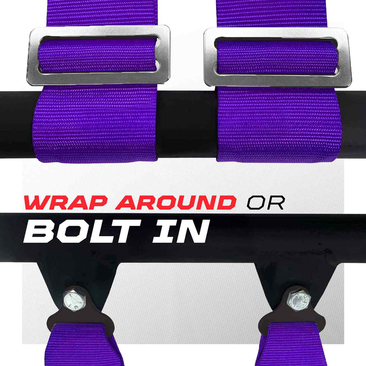 Purple | 5 Point UTV Harness Pro Series Race Latch