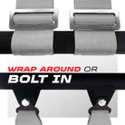 Ghost Gray | Silver | 5 Point UTV Harness Pro Series Race Latch