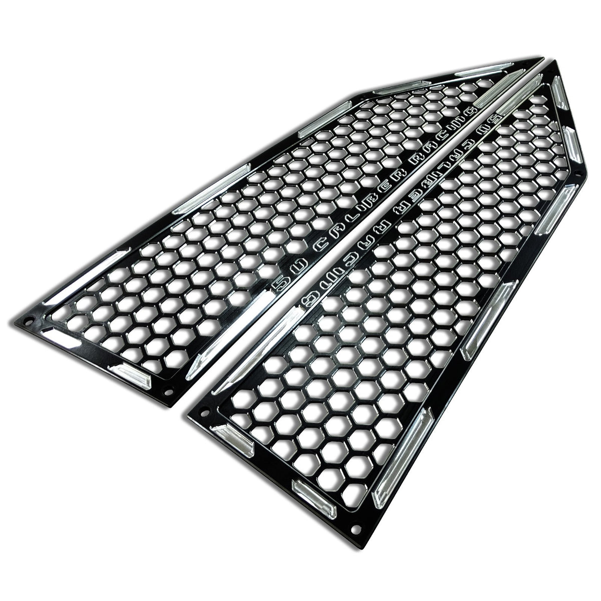 Black | Billet Air Intake Grille Bezels for RZR XP Turbo