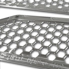 Raw Silver | Billet Air Intake Grille Bezels for RZR XP Turbo
