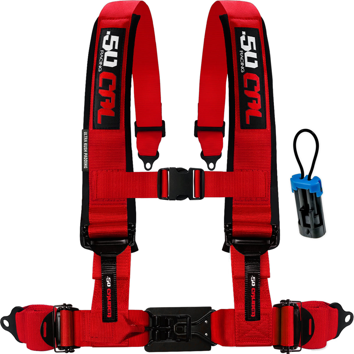 Rage Red | 4 Point UTV Harness Elite Series Race Latch