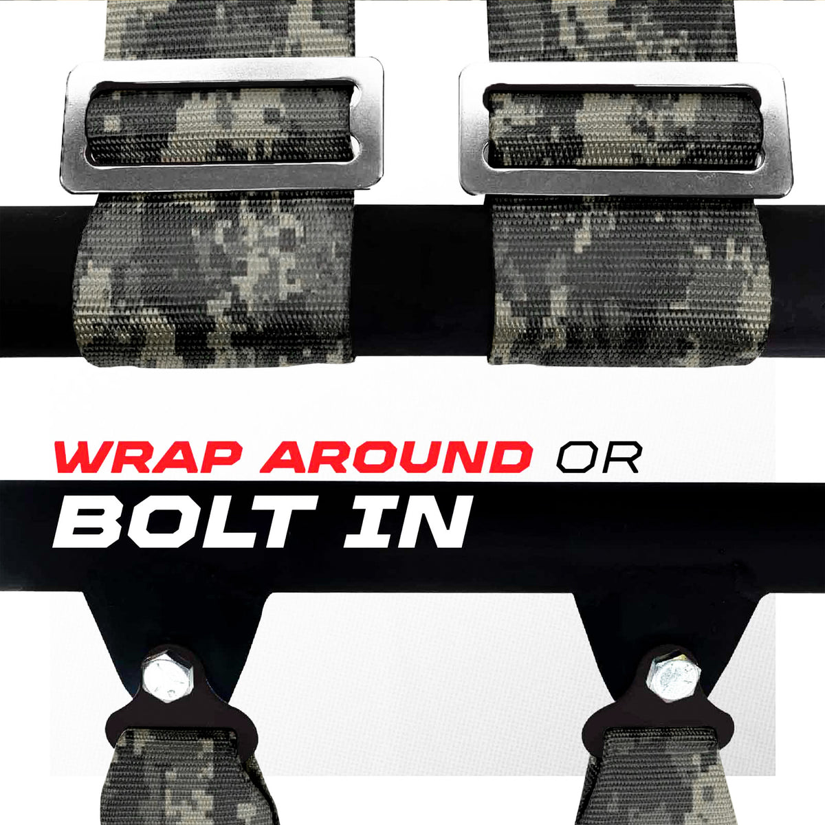 Carbon Camo | Digital Camo | 5 Point UTV Harness Pro Series Race Latch