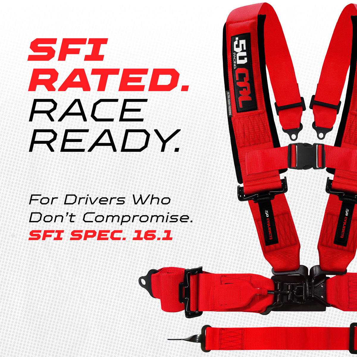 Rage Red | SFI 16.1 5 Point Harness Race Series