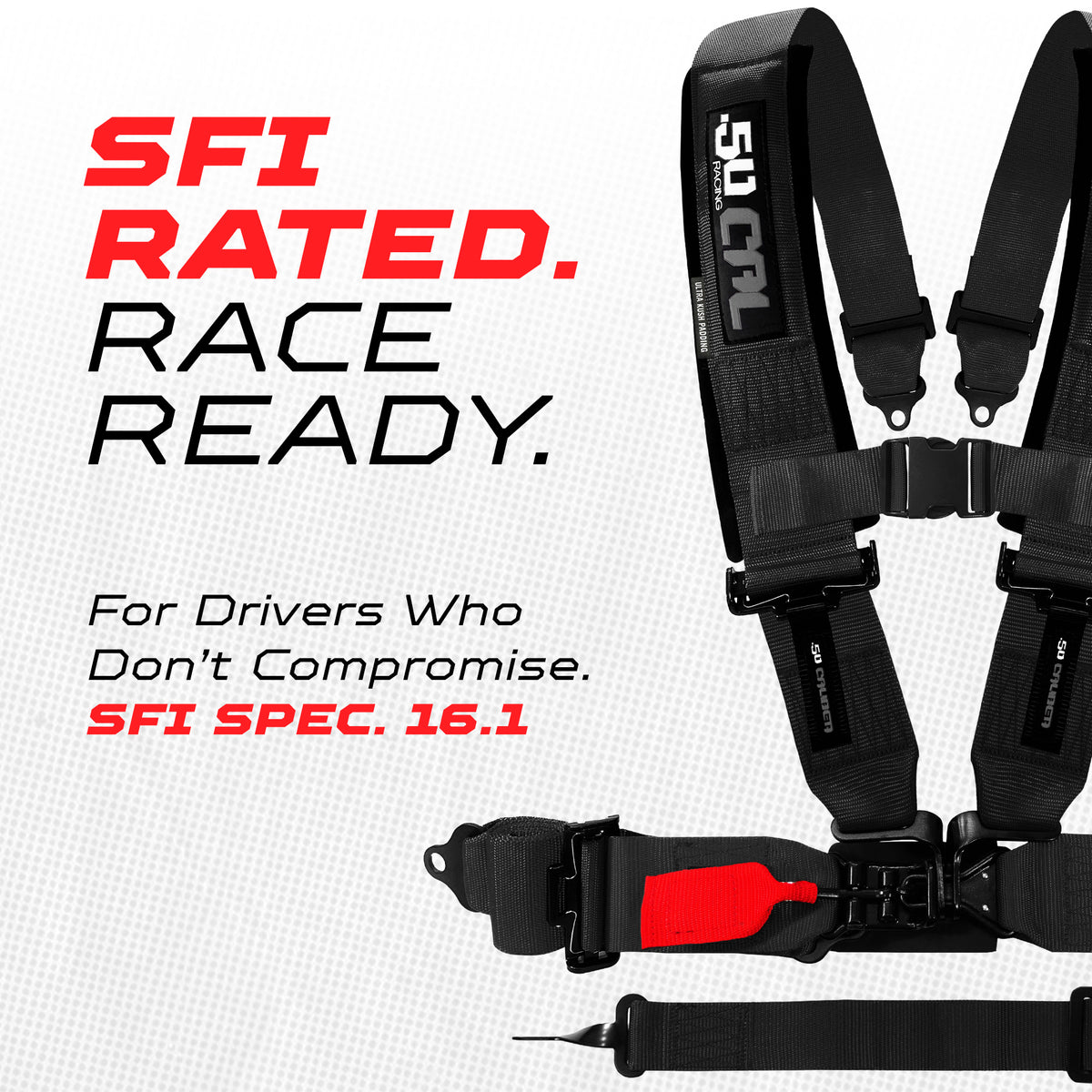 Stealth Black | SFI 16.1 5 Point Harness Race Series