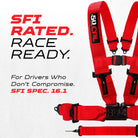 Rage Red | SFI 16.1 5 Point Harness Race Series