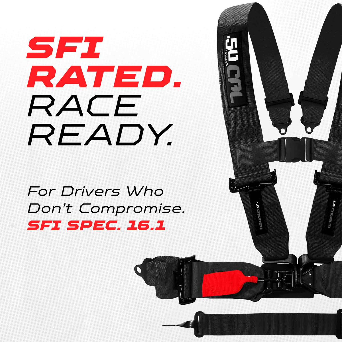 Stealth Black | SFI 16.1 5 Point Harness Race Series