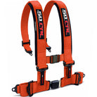 Blaze Orange | Rear Bump Seat with Harness for Polaris General 4 Seater