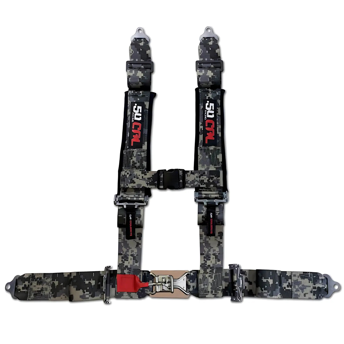 Carbon Camo | Rear Bump Seat with Harness for Kawasaki Teryx4 4 Seater