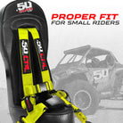 Highlighter Yellow | Bump Seat with Harness for Can-Am Maverick X3