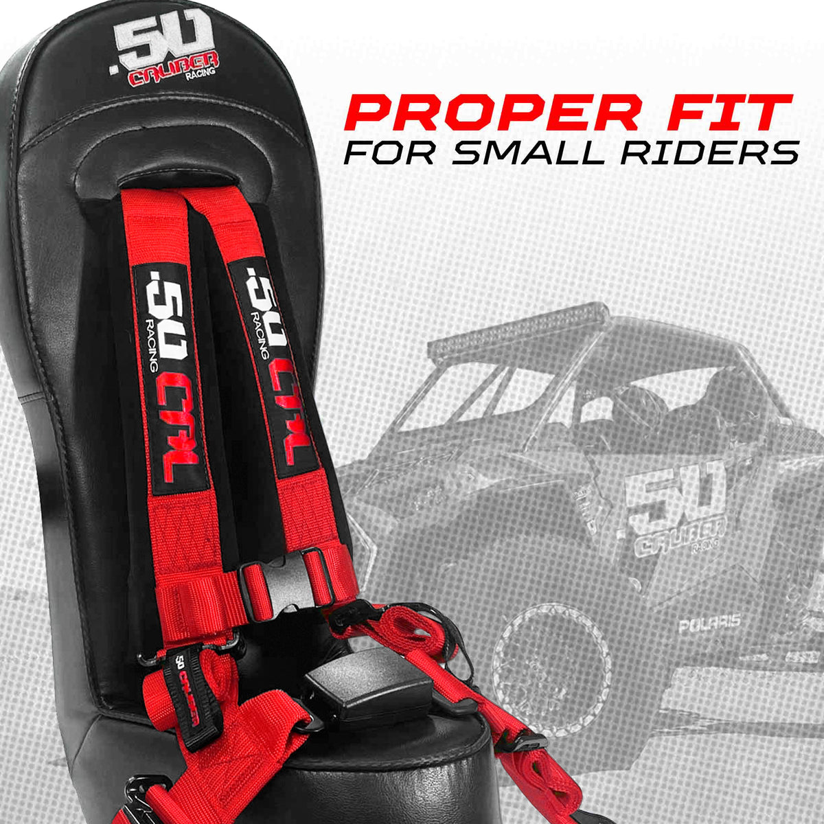 Rage Red | Bump Seat with Harness for Can-Am Maverick X3