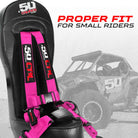 Rogue Pink | RZR Bump Seat with Harness - 570 800 XP900
