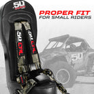 Carbon Camo | Rear Bump Seat with Harness for RZR PRO 4 XP / PRO 4 R / TURBO R 4