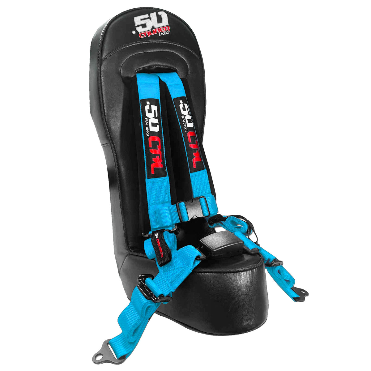 Electric Blue | Rear Bump Seat with Harness for RZR PRO 4 XP / PRO 4 R / TURBO R 4