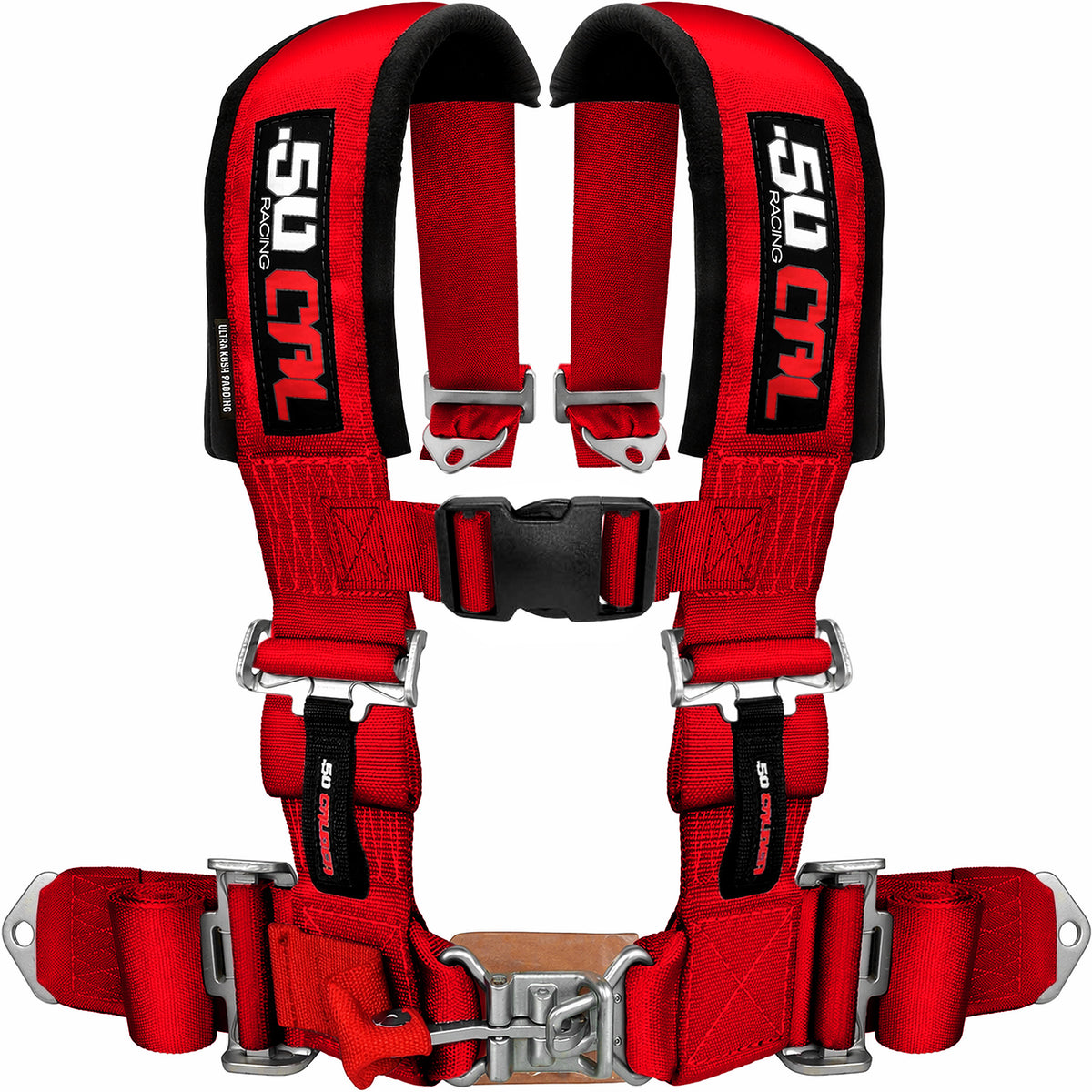Rage Red | Rear Bump Seat with Harness for RZR PRO 4 XP / PRO 4 R / TURBO R 4