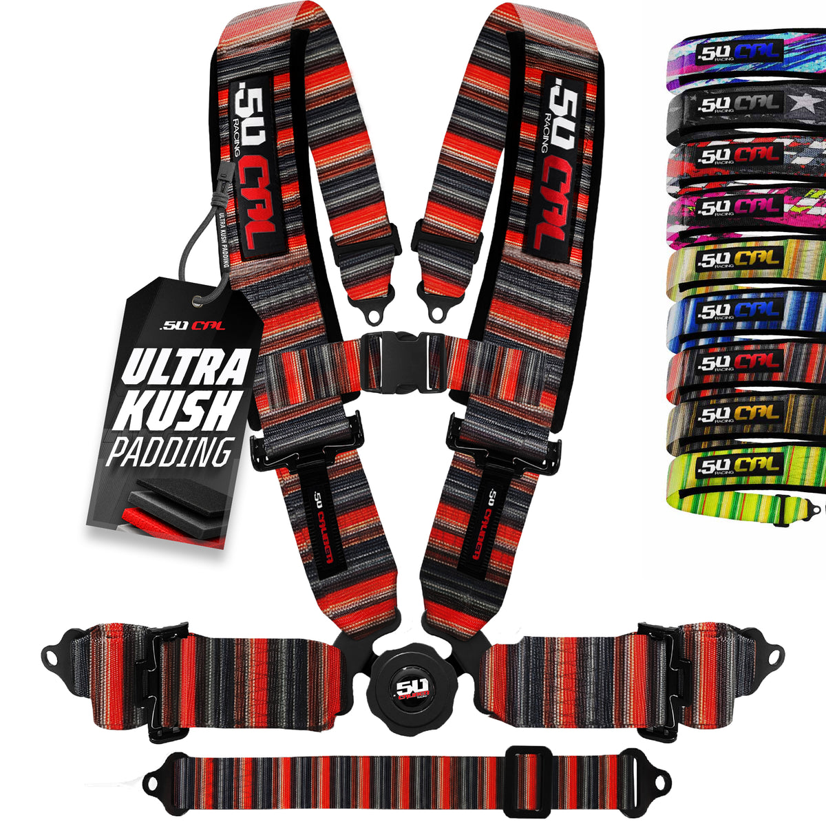 Sarape Rojo Bandito | 50 Cal 5-Point UTV Harness Elite Camlock