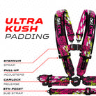 Checkered Chaos Pink | 50 Cal 5-Point UTV Harness Elite Camlock