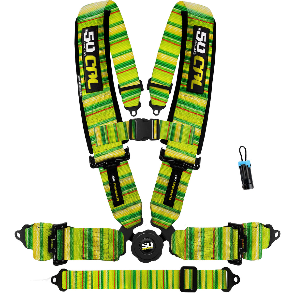 Sarape Havoc Lime | 50 Cal 5-Point UTV Harness Elite Camlock