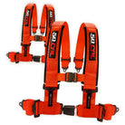 Blaze Orange | 4 Point UTV Harness 2 Pack with Push-Button Buckle