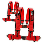 Rage Red | 4 Point UTV Harness 2 Pack with Push-Button Buckle