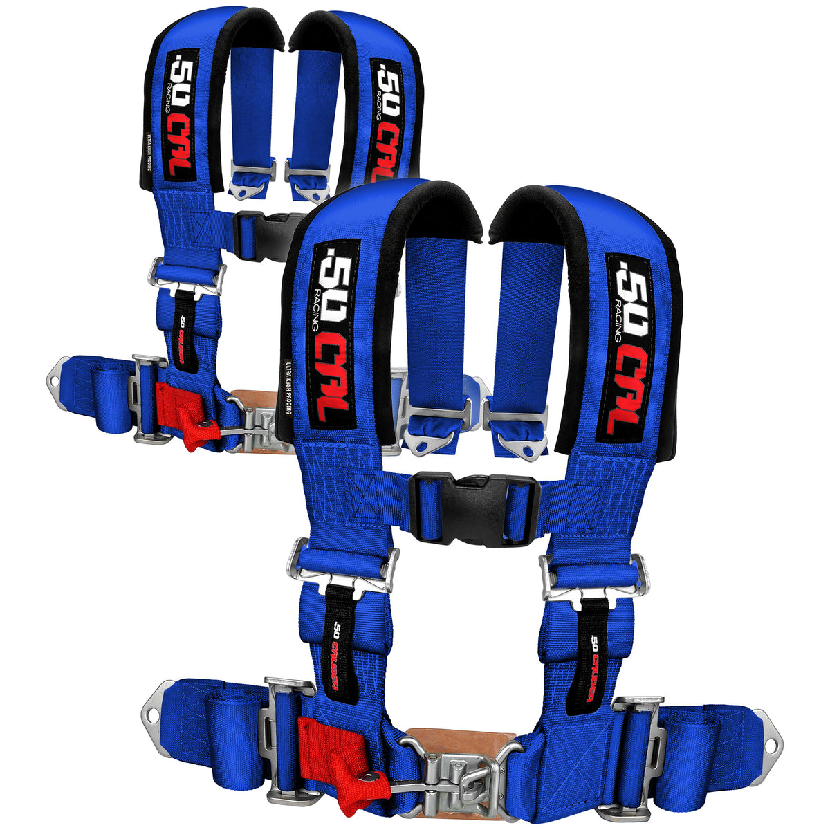 Nitro Blue | 4 Point UTV Harness 2 Pack with Latch Link Buckle