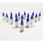 12x1.25 Spline Spike Lug Nuts - Teryx YXZ1000R | Tapered Splined Lug Nuts Chrome with Removable Spike  - 12 x 1.25mm Thread Pitch