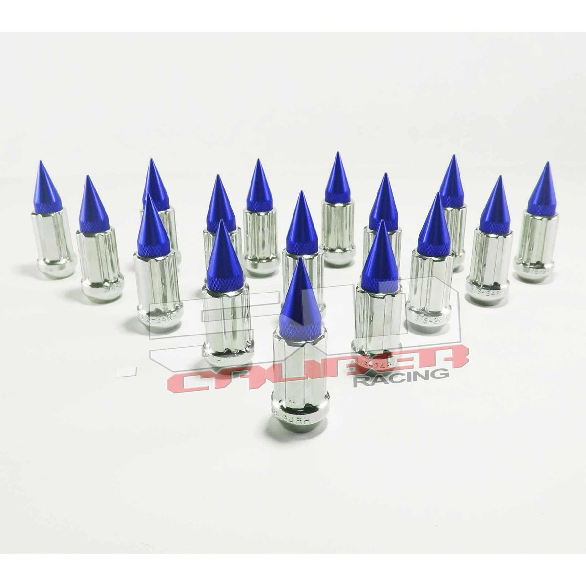 12x1.25 Spline Spike Lug Nuts - Teryx YXZ1000R | Tapered Splined Lug Nuts Chrome with Removable Spike  - 12 x 1.25mm Thread Pitch