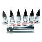 12x1.25 Spline Spike Lug Nuts - Teryx YXZ1000R | Tapered Splined Lug Nuts Chrome with Removable Spike  - 12 x 1.25mm Thread Pitch