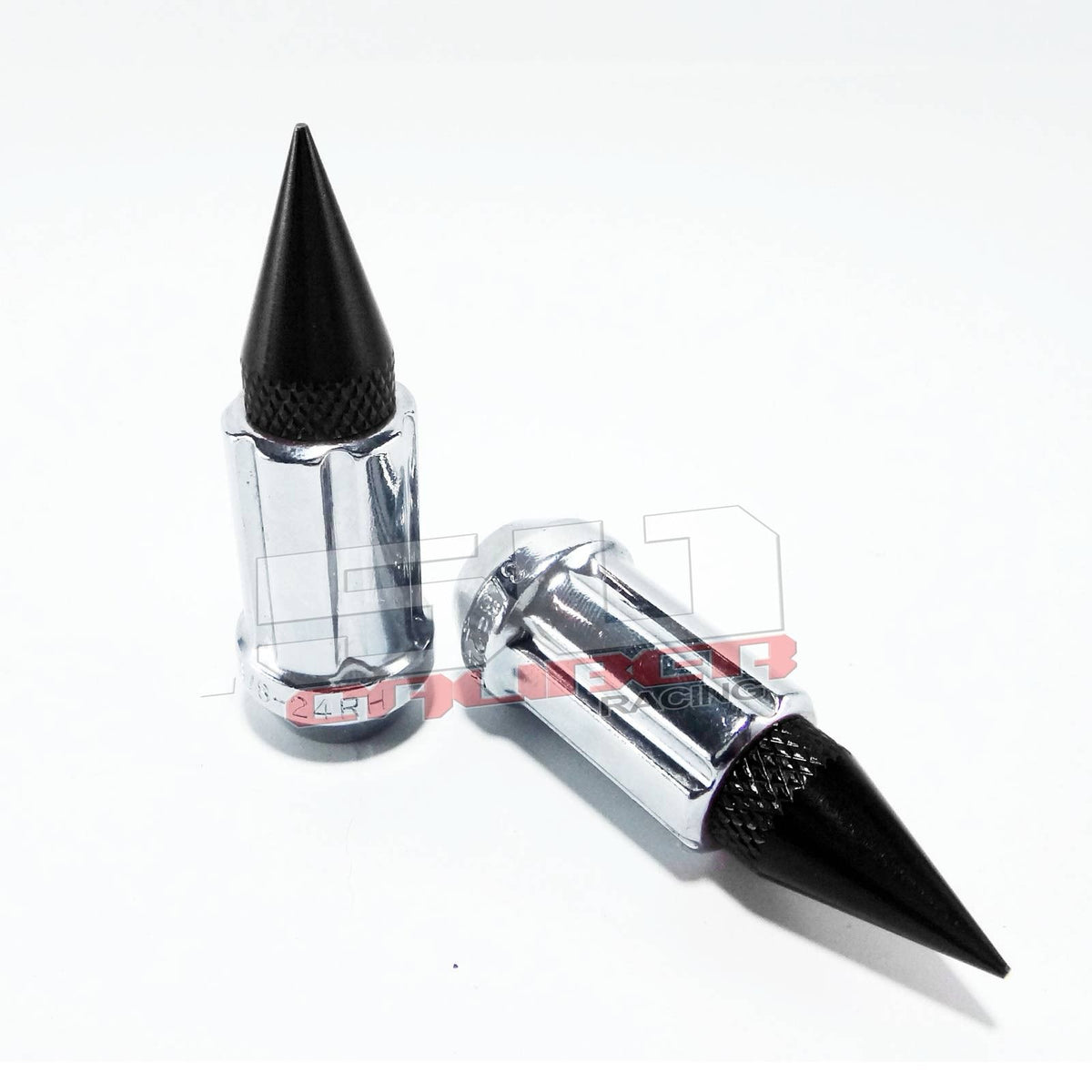 12x1.25 Spline Spike Lug Nuts - Teryx YXZ1000R | Tapered Splined Lug Nuts Chrome with Removable Spike  - 12 x 1.25mm Thread Pitch