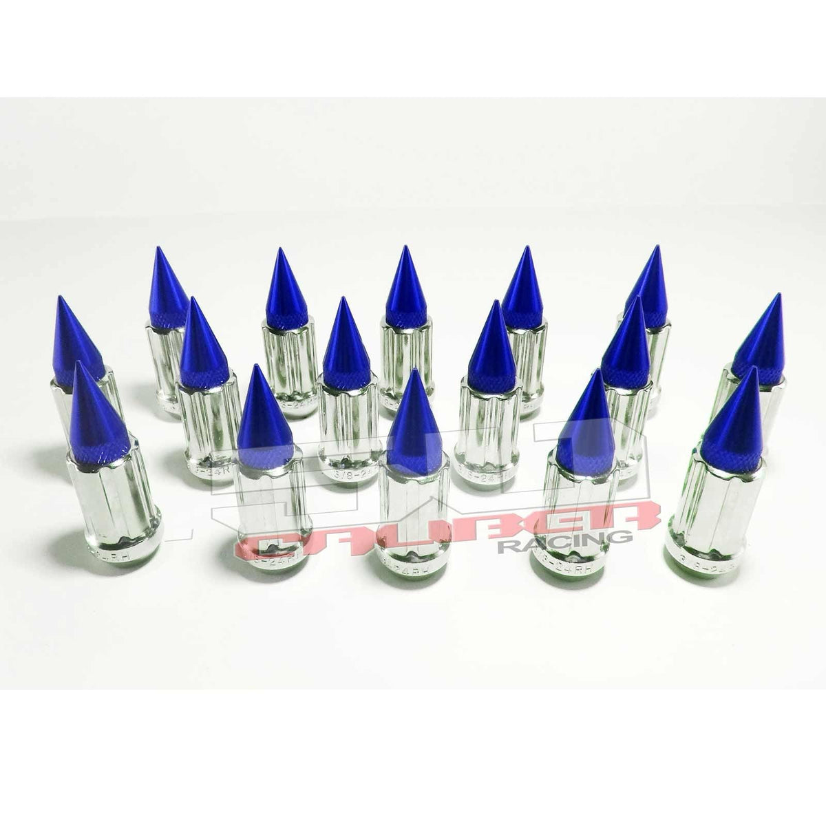 12x1.25 Spline Spike Lug Nuts - Teryx YXZ1000R | Tapered Splined Lug Nuts Chrome with Removable Spike  - 12 x 1.25mm Thread Pitch