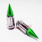 12x1.25 Spline Spike Lug Nuts - Teryx YXZ1000R | Tapered Splined Lug Nuts Chrome with Removable Spike  - 12 x 1.25mm Thread Pitch