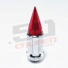 12x1.25 Spline Spike Lug Nuts - Teryx YXZ1000R | Tapered Splined Lug Nuts Chrome with Removable Spike  - 12 x 1.25mm Thread Pitch