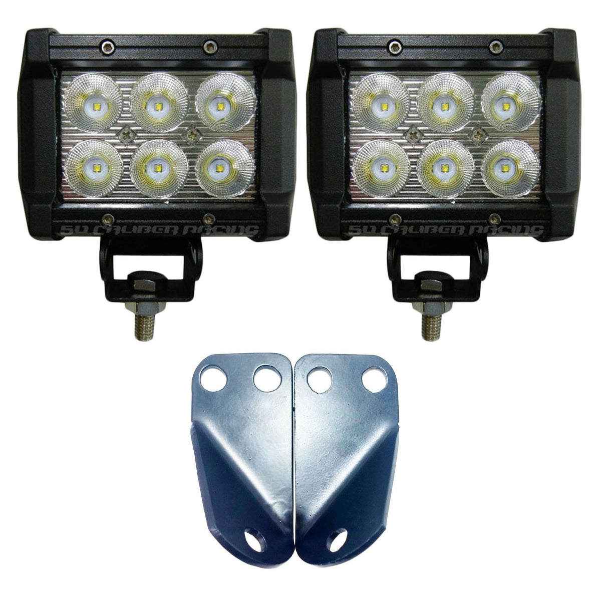 | 50 Caliber Racing A-Pillar Pod Light Mount Brackets for Yamaha YXZ1000R