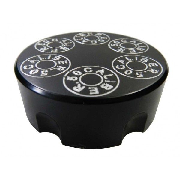 Black | CNC Machined 50 Caliber Racing Six Shooter Gas Cap - Arctic Cat / Textron Wildcat
