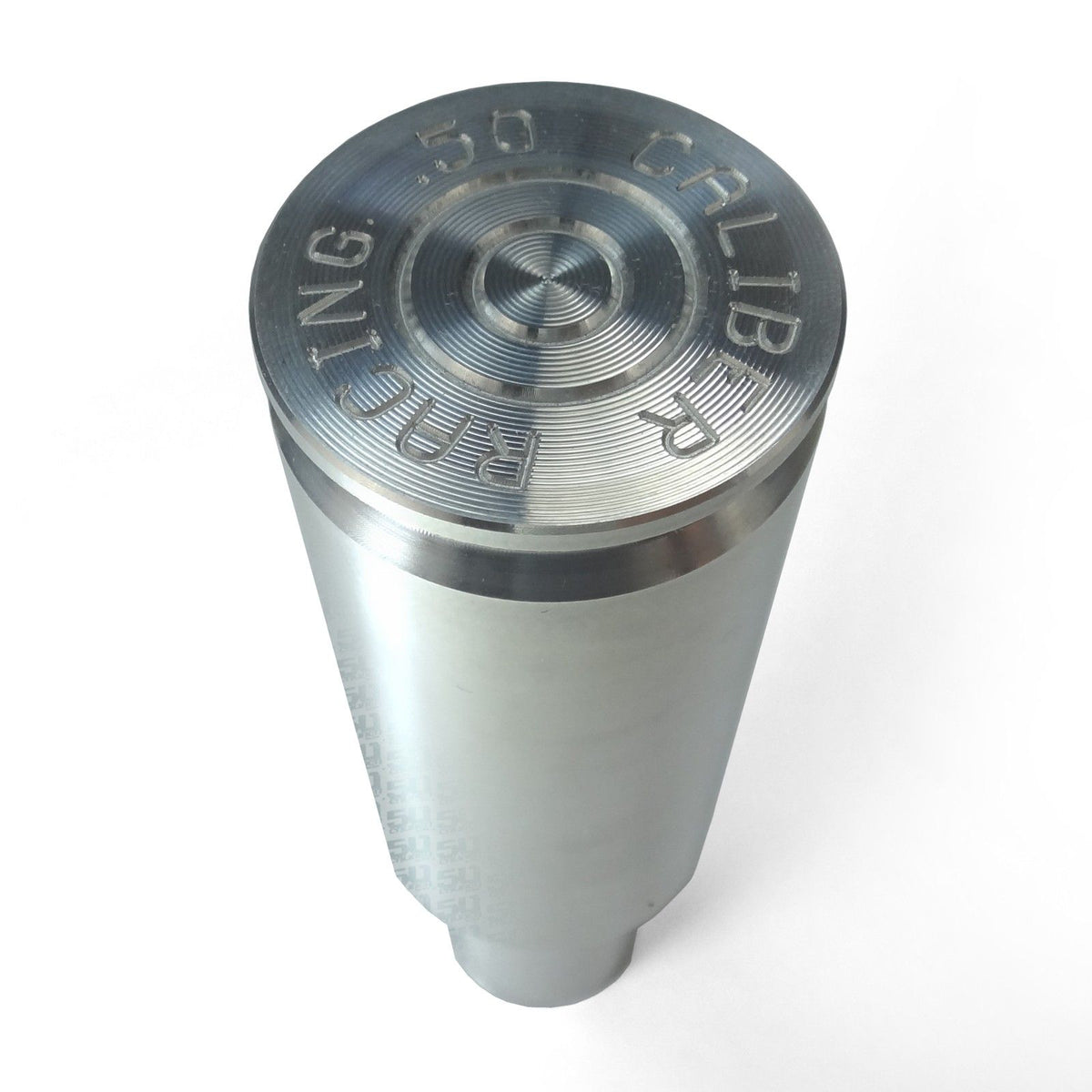 Raw Silver | 50 Caliber Racing CNC Bullet Shifter Knob for Arctic Cat / Textron Wildcat Raw Silver	