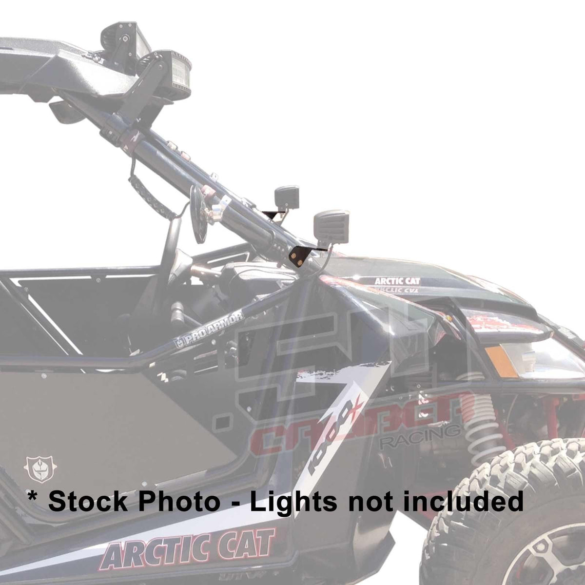 A-Pillar Pod Light Mount Brackets for Arctic Cat Textron Wildcat | A-Pillar Pod Light Mount Brackets for Arctic Cat Textron Wildcat