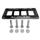 Universal 4 Hole Billet Dash Switch Panel Kit | Universal 4 Hole Dash Panel Combo including 4 Rocker Switches