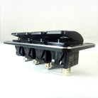 Universal 4 Hole Billet Dash Switch Panel Kit | Universal 4 Hole Dash Panel Combo including 4 Rocker Switches