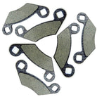 Polaris Sportsman 500 550 850 Brake Pads | 50 Caliber Racing 6 Piece Semi Metallic Brake Pads with Kevlar Fibers for Polaris Sportsman 550 800 1000 ATVs