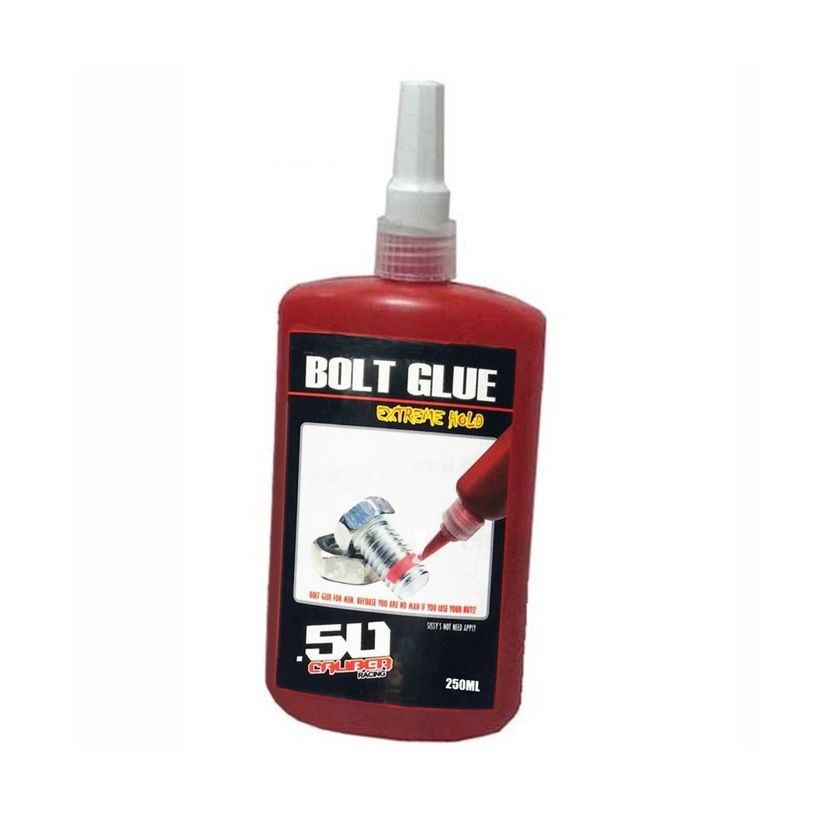 50 Caliber Racing 271 Red Bolt Glue Thread Locker 250ml | 50cal bolt glue 250ml/thread locker | Cover Image