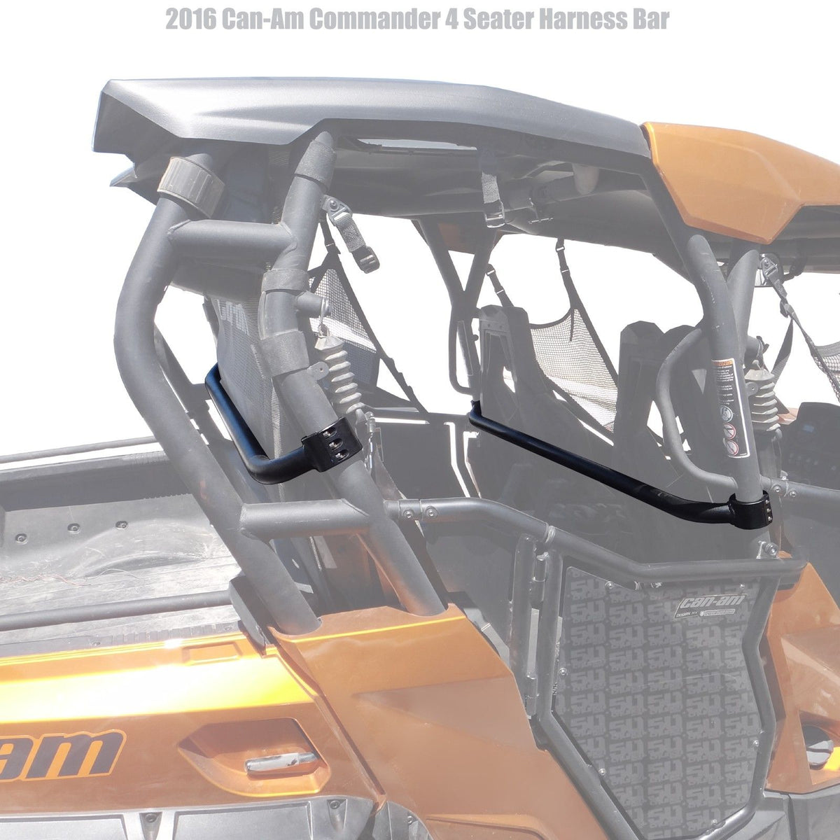Harness Bar Kit for Can-Am Commander MAX 4-Seater | 50 Caliber Racing Roll Cage Harness Bar for Can-Am Commander 4 Seat UTV