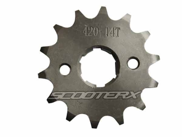 420 Chain Front Sprocket 14T 20mm Pit Bike | Sprocket 420 14 tooth 20mm