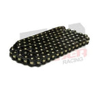Longer Chain for an Extended Swingarm | 50 Caliber Racing 120 Link Pit Bike Chain for 420 Size sprocket. Longer length for bikes with extended swingarm