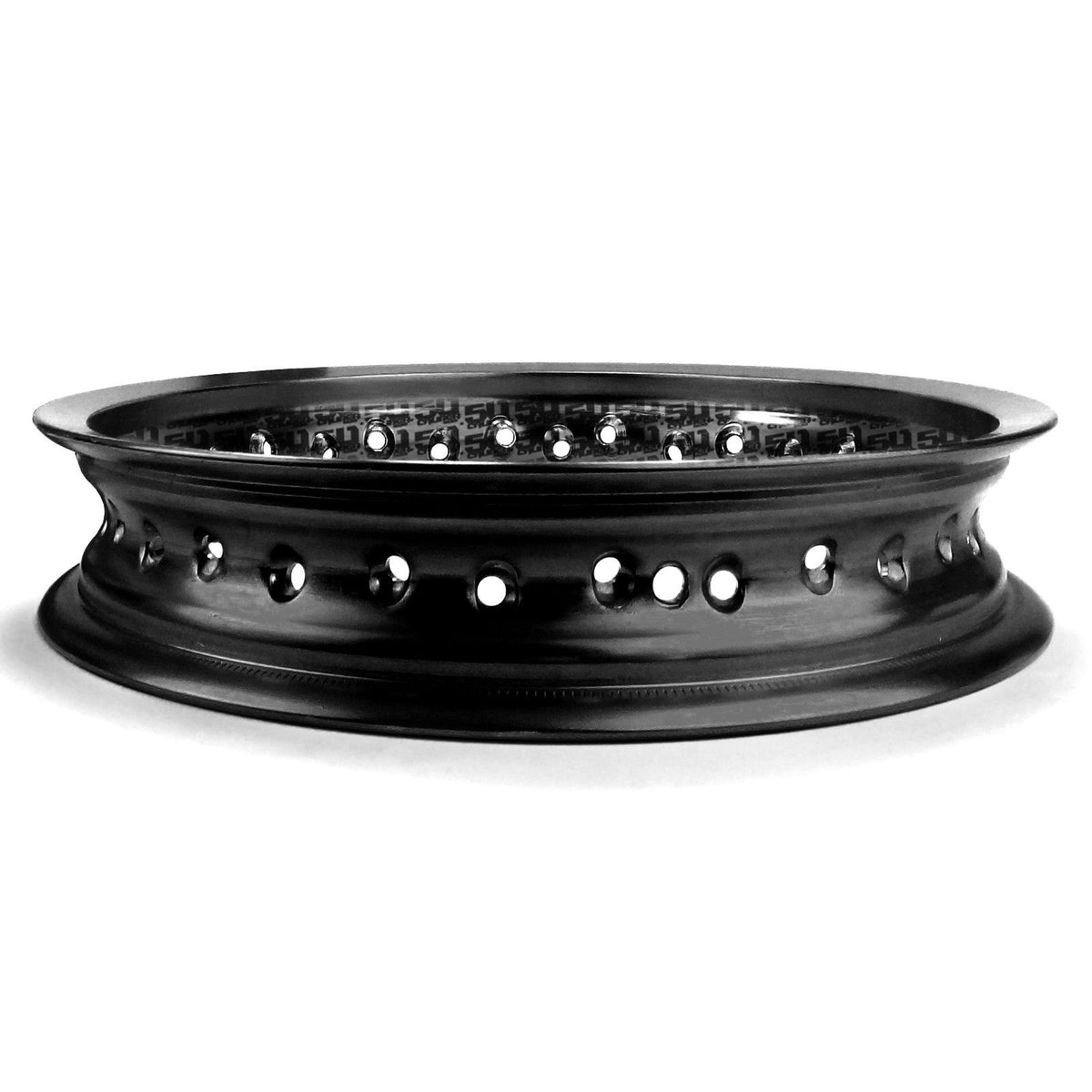 Black | 50 Caliber Racing Pit Bike 12 inch Rims - 32 Hole available in BLACK, GOLD, RED or BLUE Anodized.